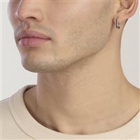 Orecchini Kidult Uomo in Acciaio Zircone 861105 - 861105